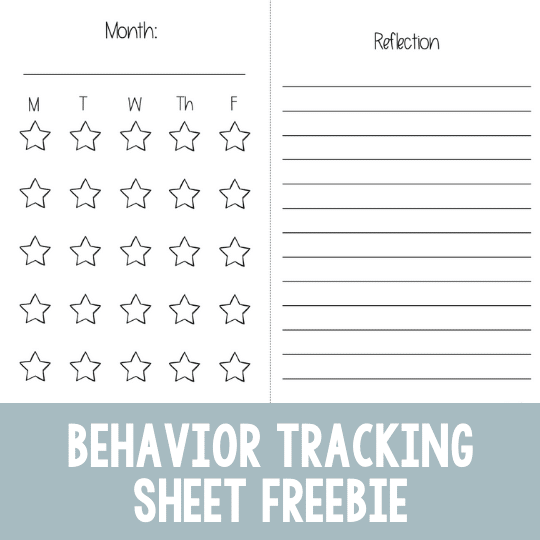 Use Behavior Tracking Sheets As A Classroom Management Strategy